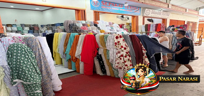 Sepi Geliat Bisnis Pasar Tekstil Cipadu